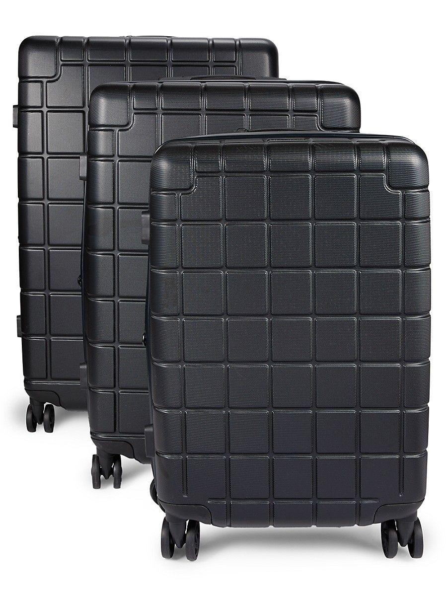 CALPAK Hardyn 3piece Geometric Luggage Set in Black Lyst