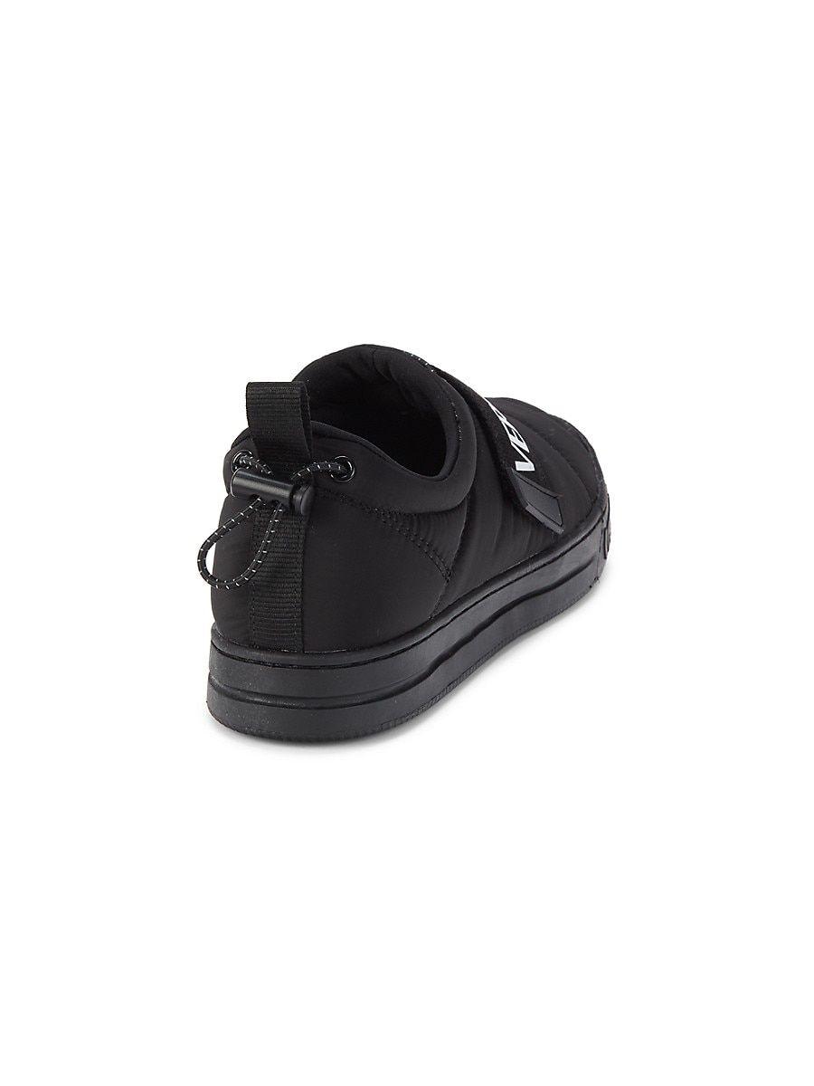 Versace Jeans Couture Quilted Slip On Sneakers in Black for Men | Lyst