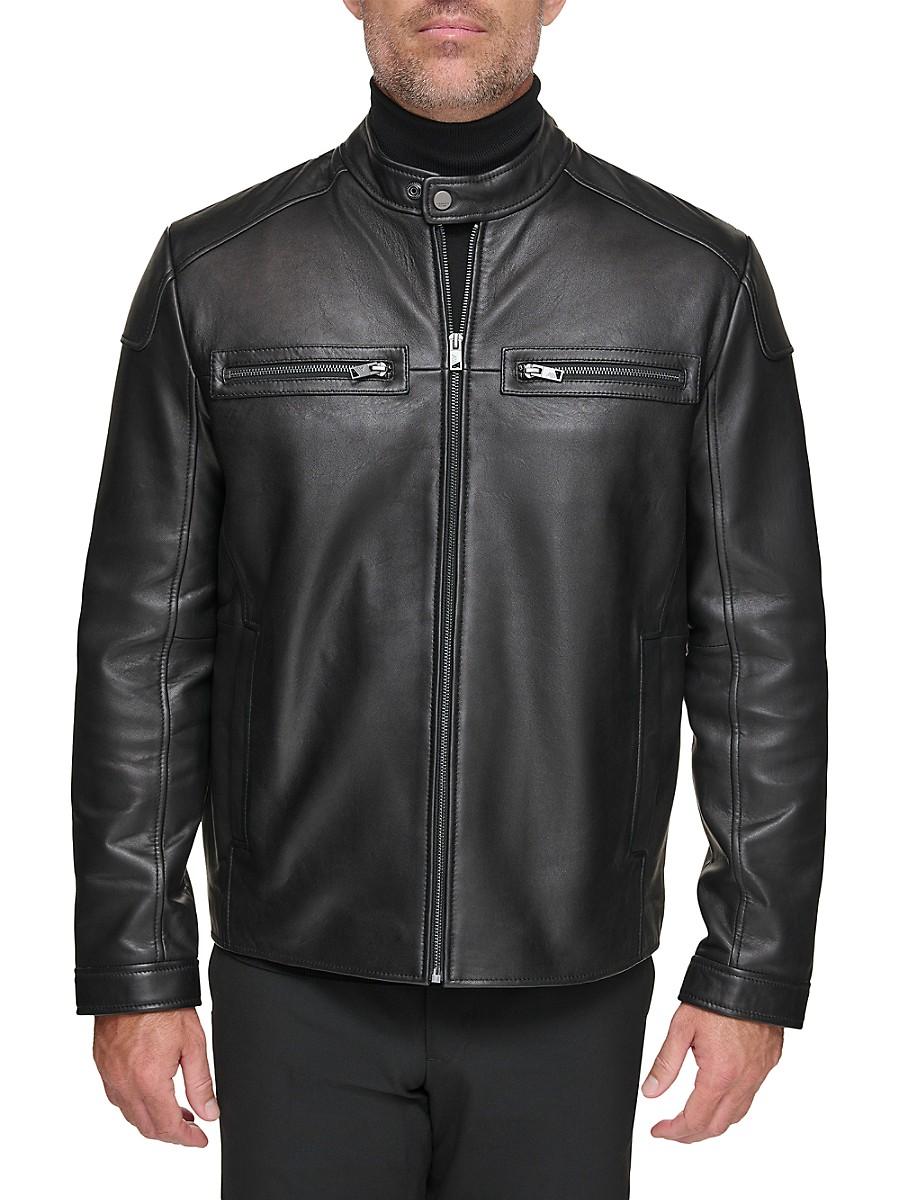 Andrew marc cheap grey jacket