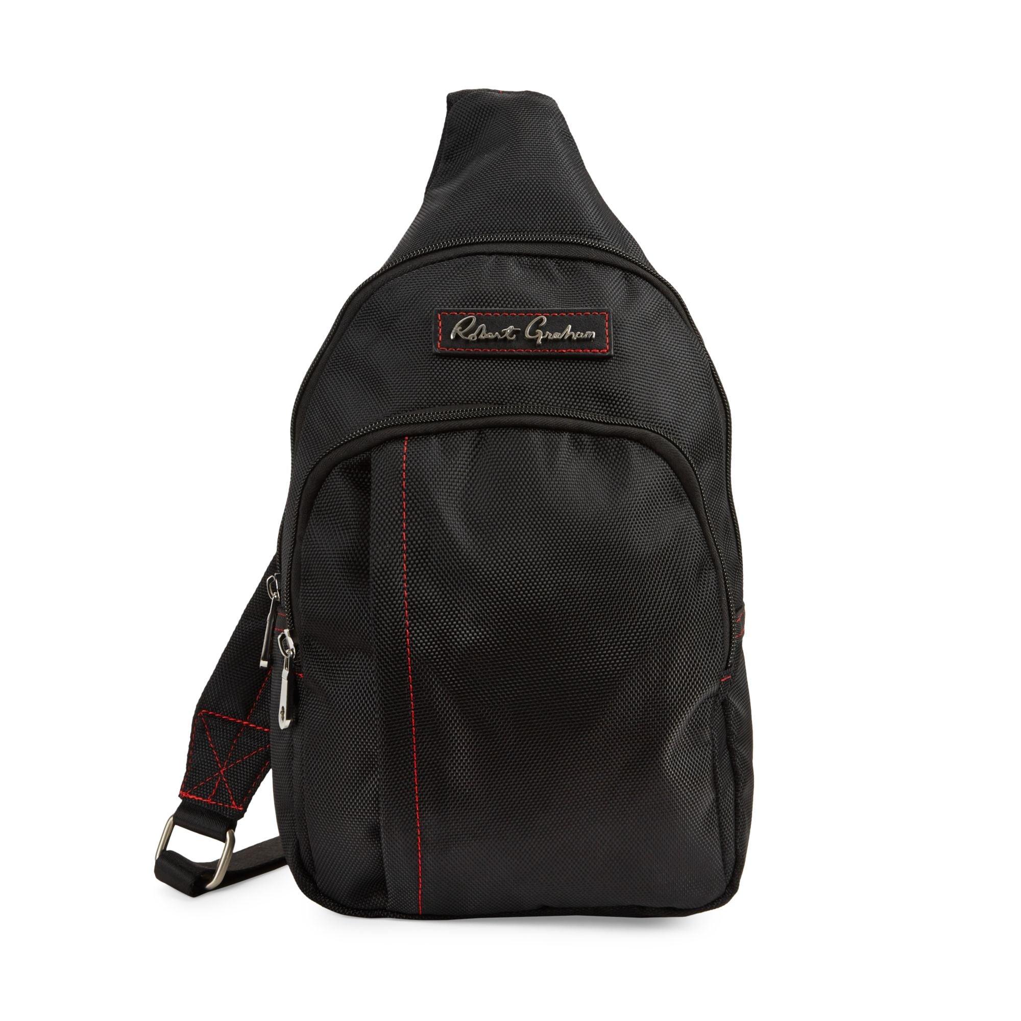 Rexine Plain Mens Sling Bag