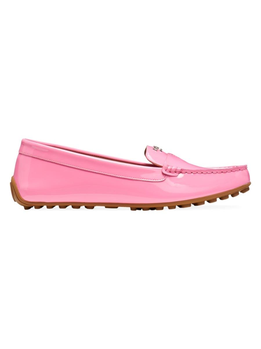 Kate Spade Women's Deck Patent Leather Loafers - Neon Pink - Size 5 | Lyst