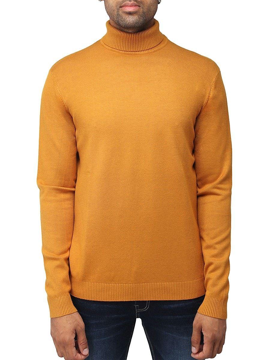Xray Jeans X Ray Turtleneck Sweater in Orange for Men | Lyst