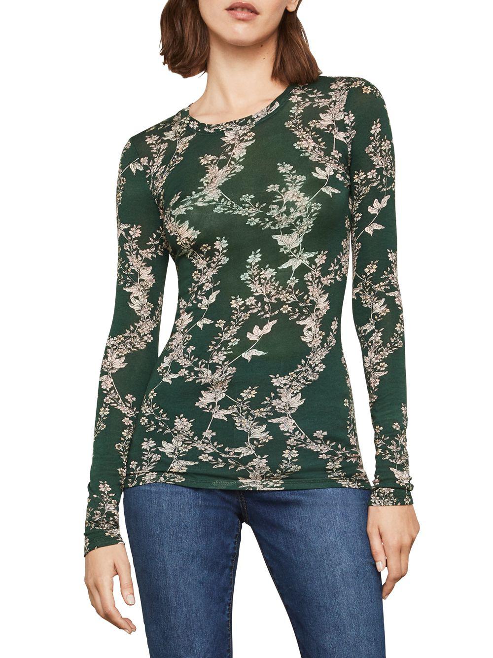 bcbg floral top