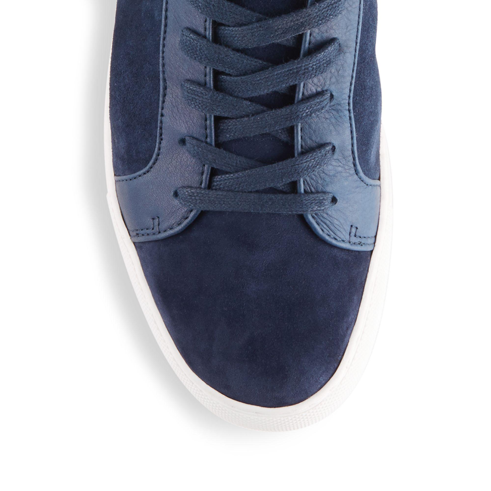 kenneth cole kip leather sneakers