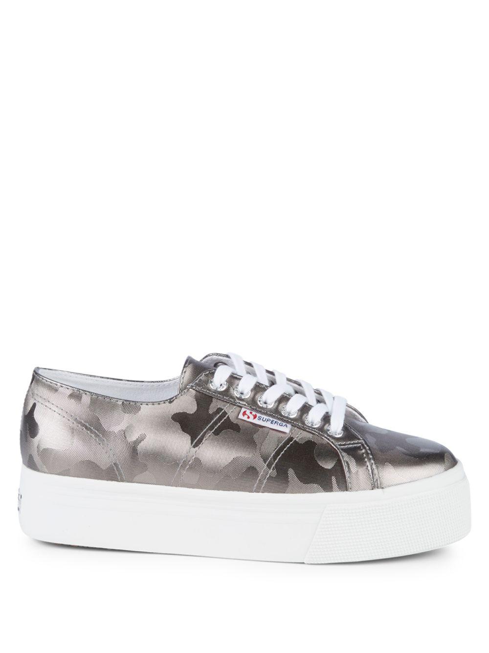 superga camo platform