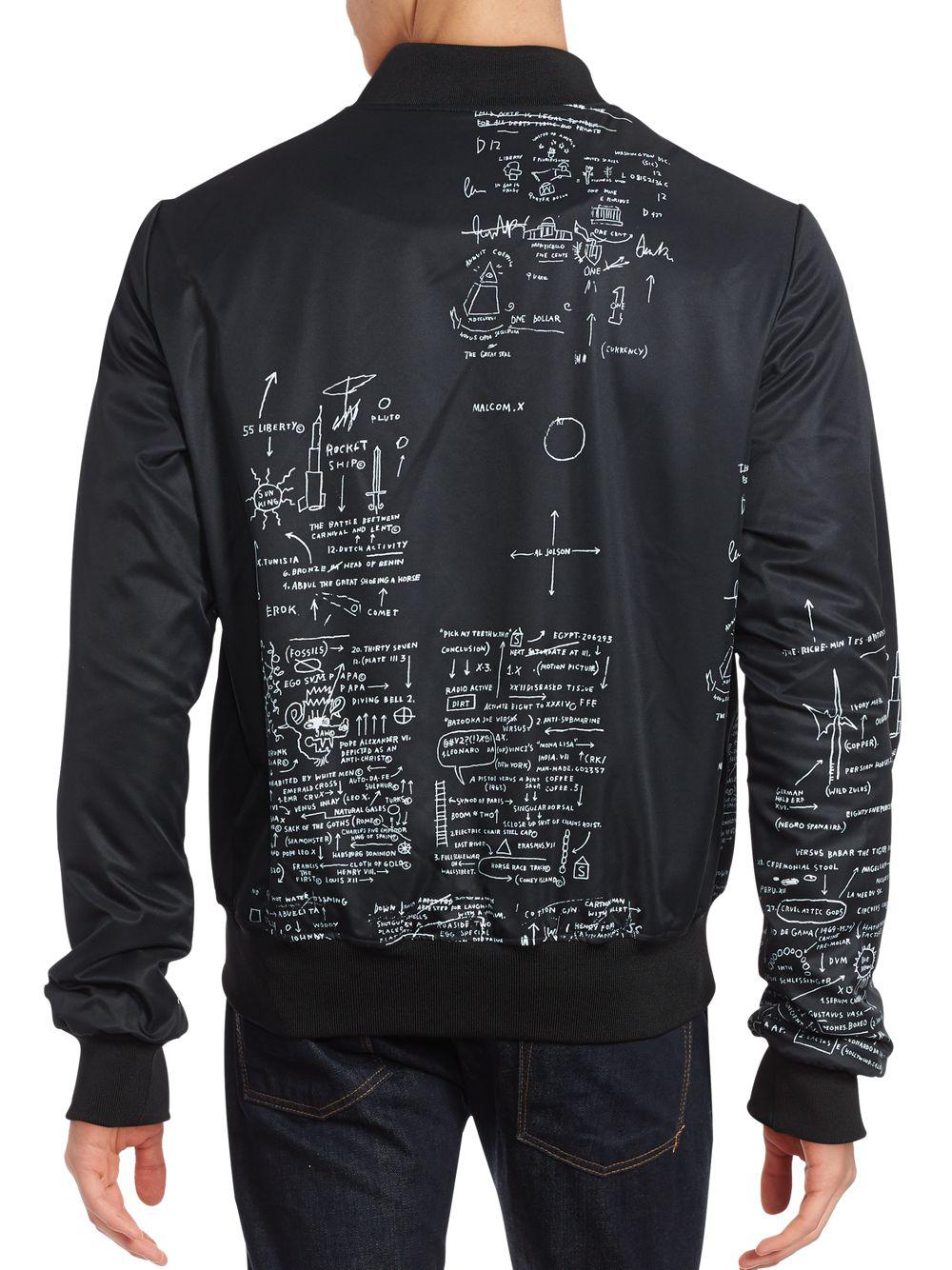 ELEVEN PARIS Basquiat Graphic Jacket in Black for Men | Lyst