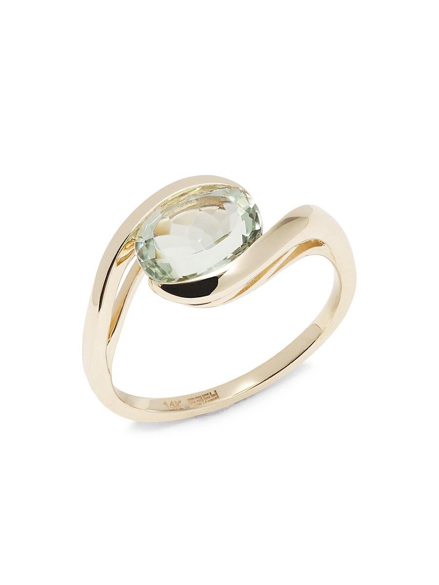 Effy 14K Tcw Amethyst Ring in White Lyst