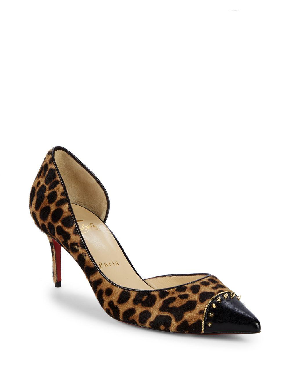 louboutin cheetah shoes