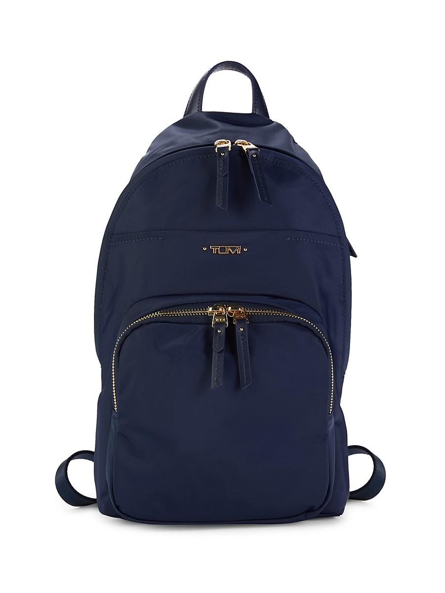 Tumi Leather Naomi Convertible Backpack in Navy (Blue) | Lyst UK
