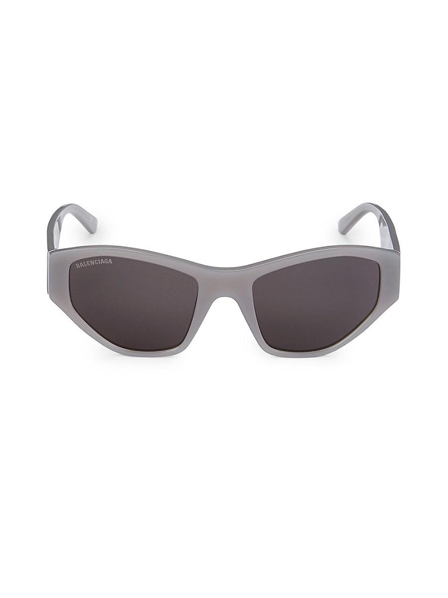 Balenciaga 54mm Geometric Sunglasses in Gray Lyst