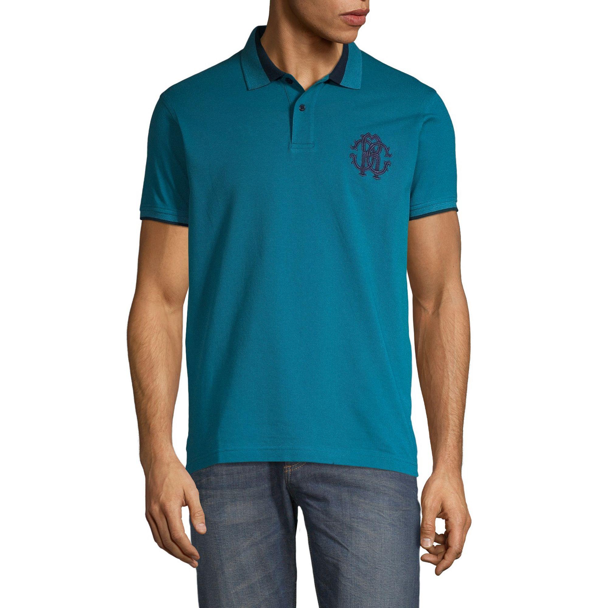 roberto cavalli polo shirt white