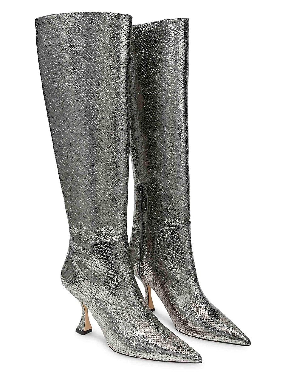 Stuart weitzman python boots deals