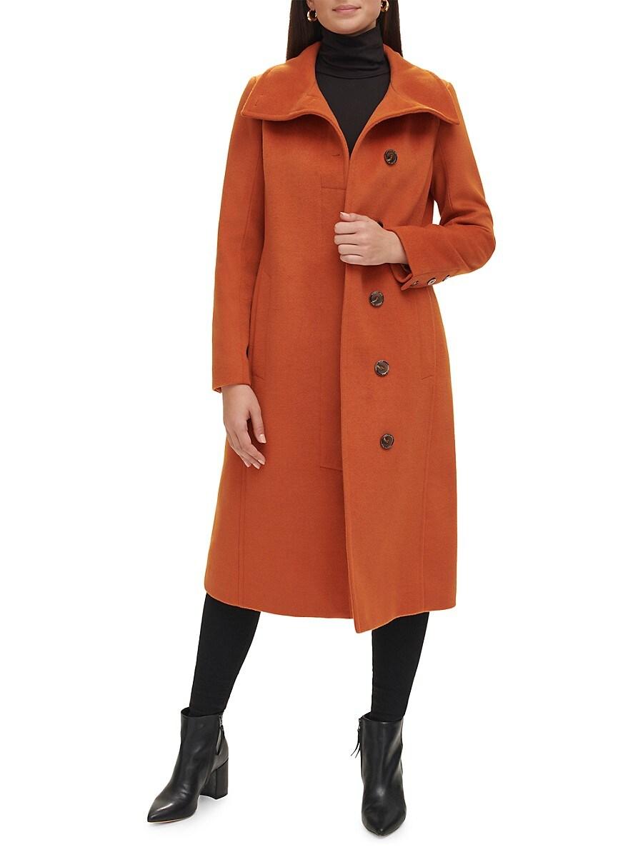 kenneth cole plaid coat
