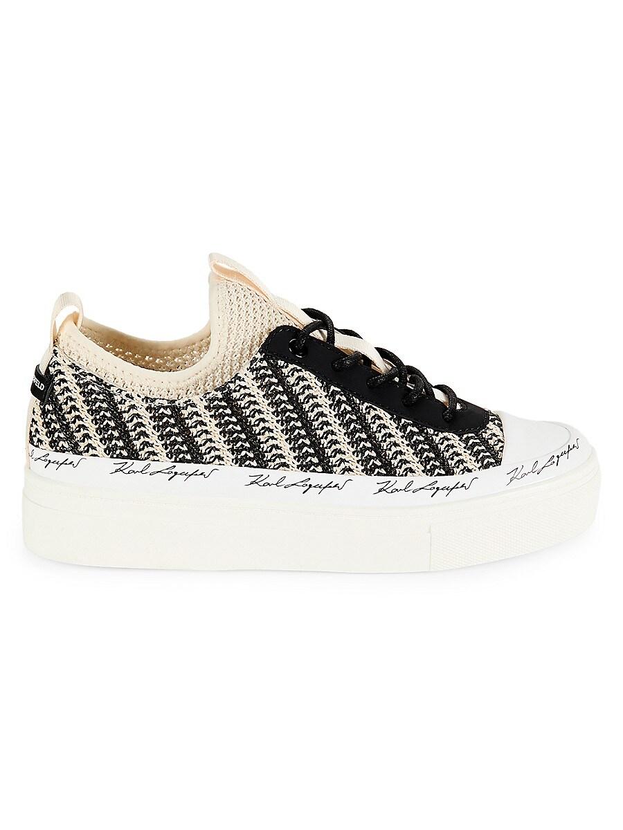 Karl Lagerfeld Cona Low Top Platform Sneakers in Black Lyst