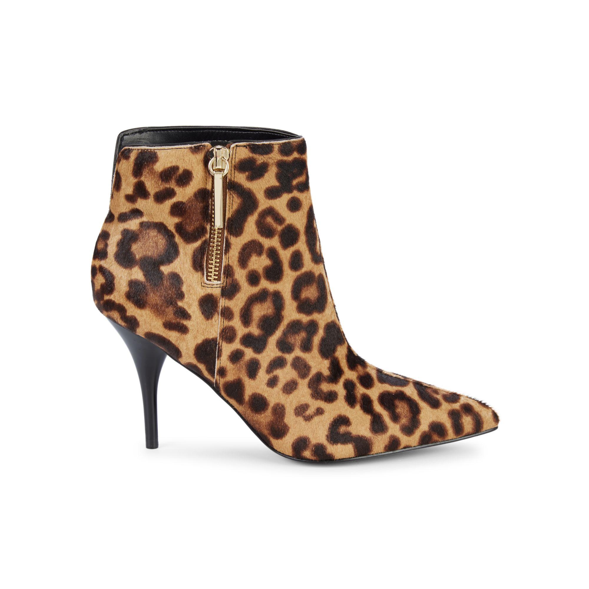 marc fisher leopard booties