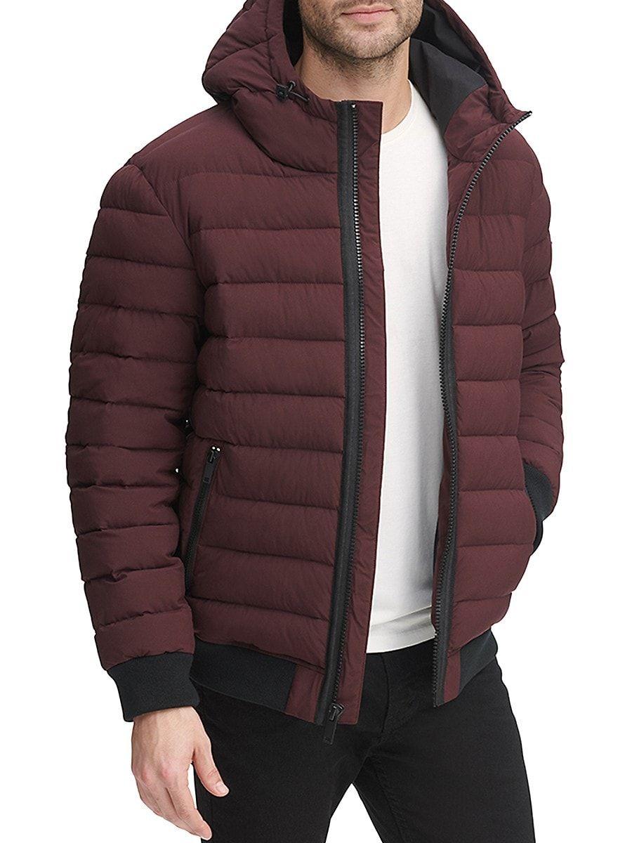 St. John Quilted Classic Fit Puffer Jacket in Purple for Men Lyst