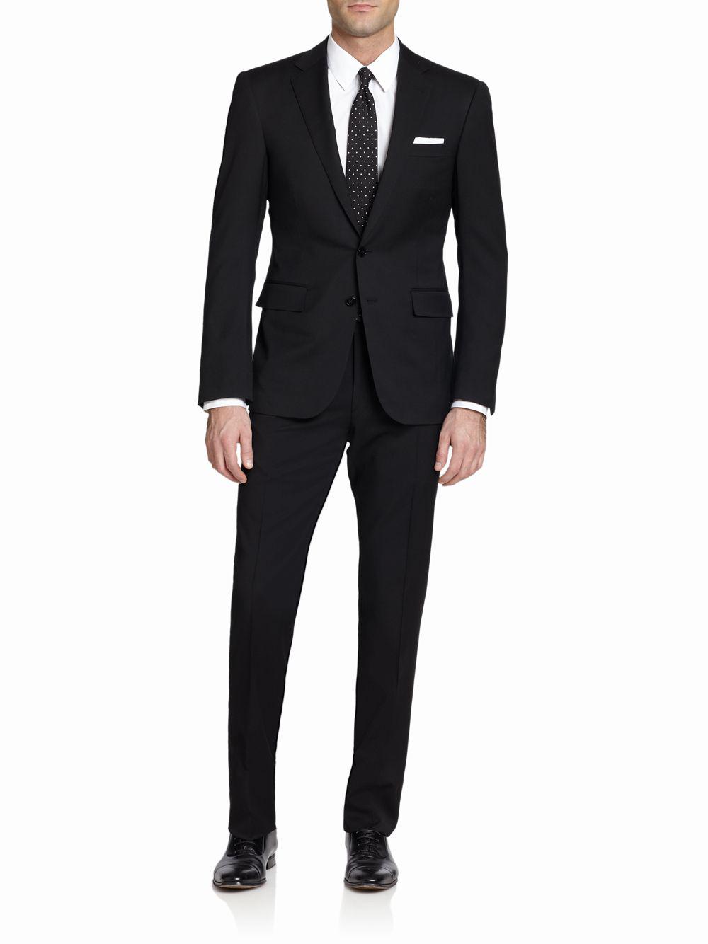 Polo Ralph Lauren Wool Black Label Anthony Solid Suit for Men | Lyst
