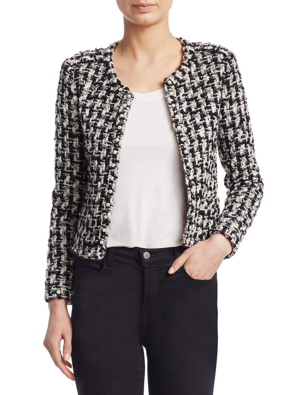 iro white tweed jacket