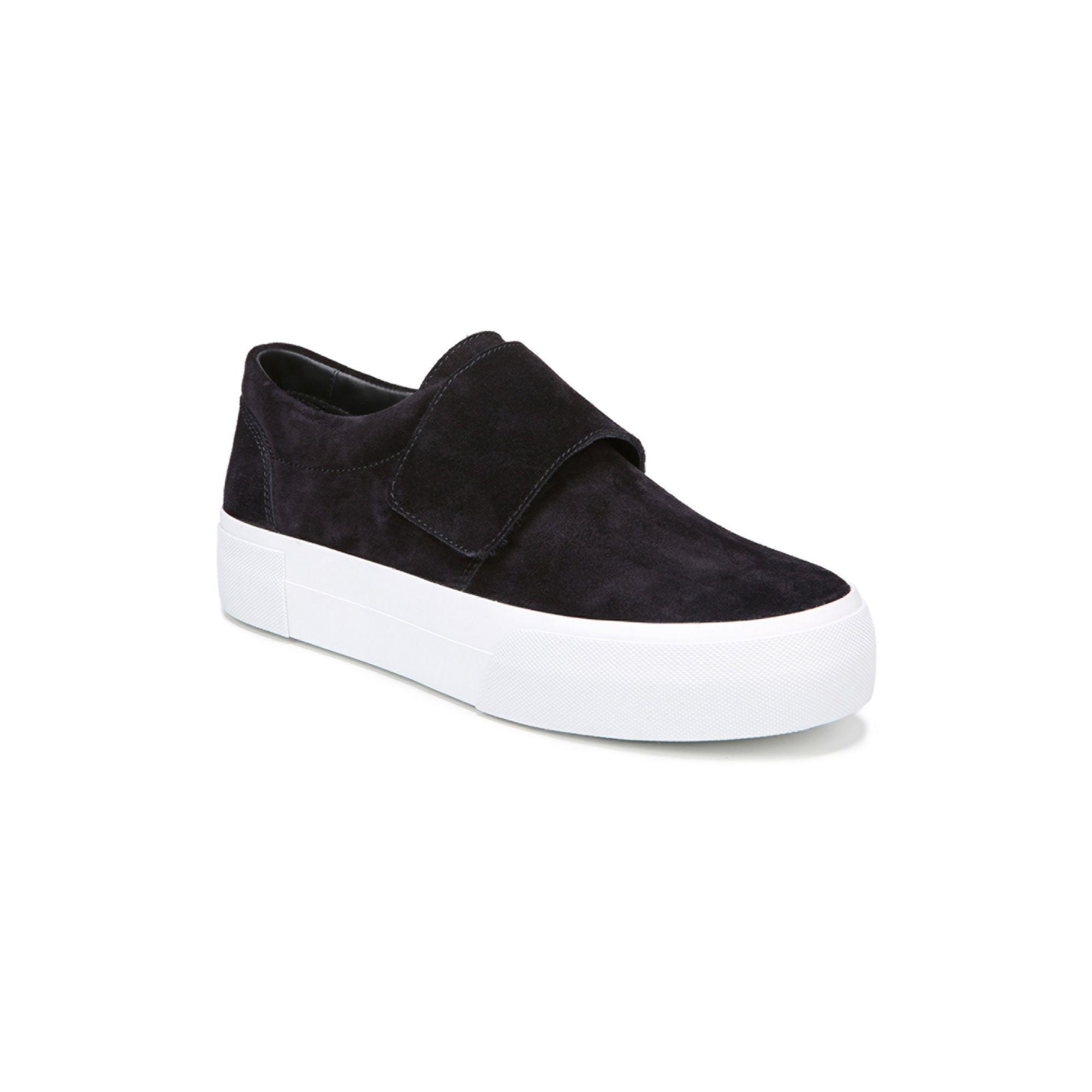 vince cage suede sneakers