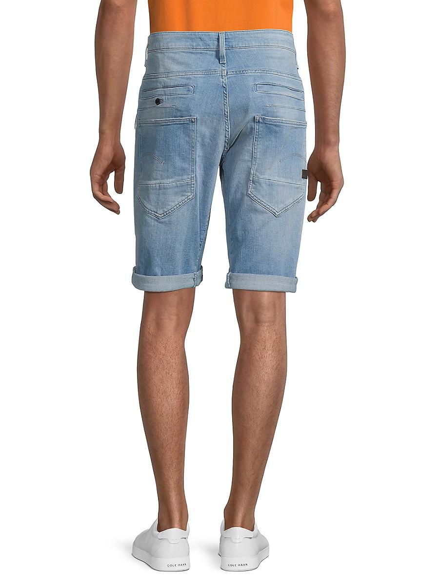 G-Star RAW D-staq Denim Shorts in Blue 