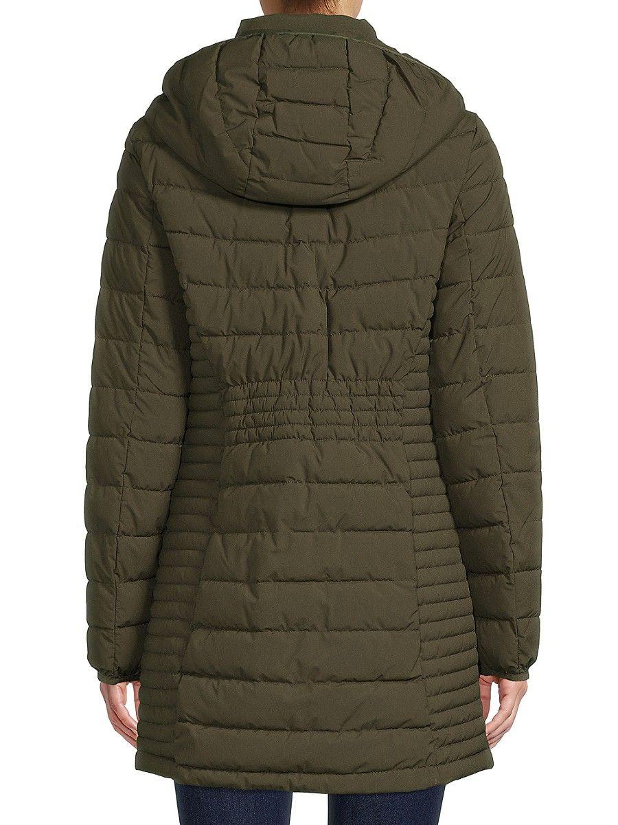 Dkny hooded clearance packable down jacket