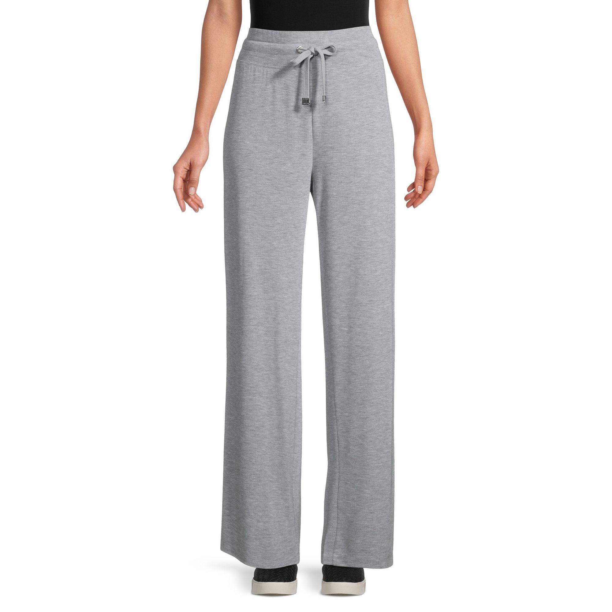 Calvin Klein Synthetic Wide-leg Lounge Pants in Heather Granite (Gray ...