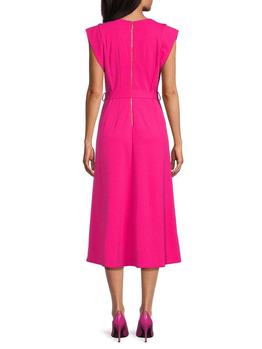 FOLNUA ♥ Grace Sleeveless Flare Dress /追跡付 SILK RIVULET STRAP BUST FLARE