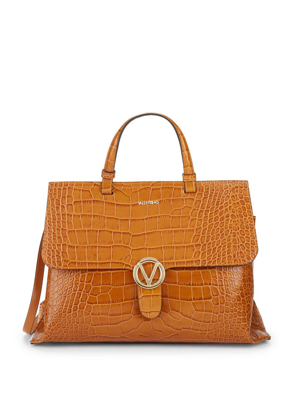 Mario Valentino Brown Polyurethane Women's Bag