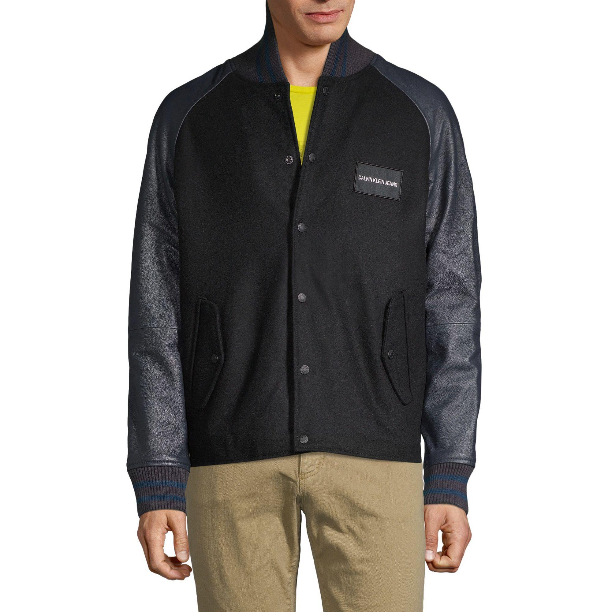 calvin klein varsity jacket
