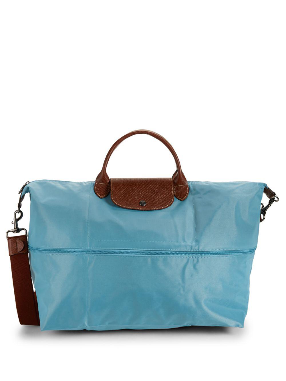 Longchamp Synthetic Foldable Travel Bag in Blue - Lyst