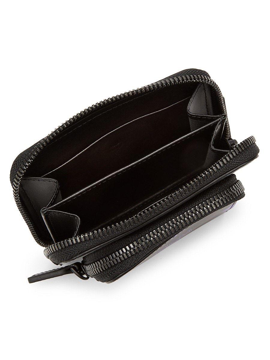 MCM Tivitat Crossbody Sling Bag Mini Monogram Black in Leather