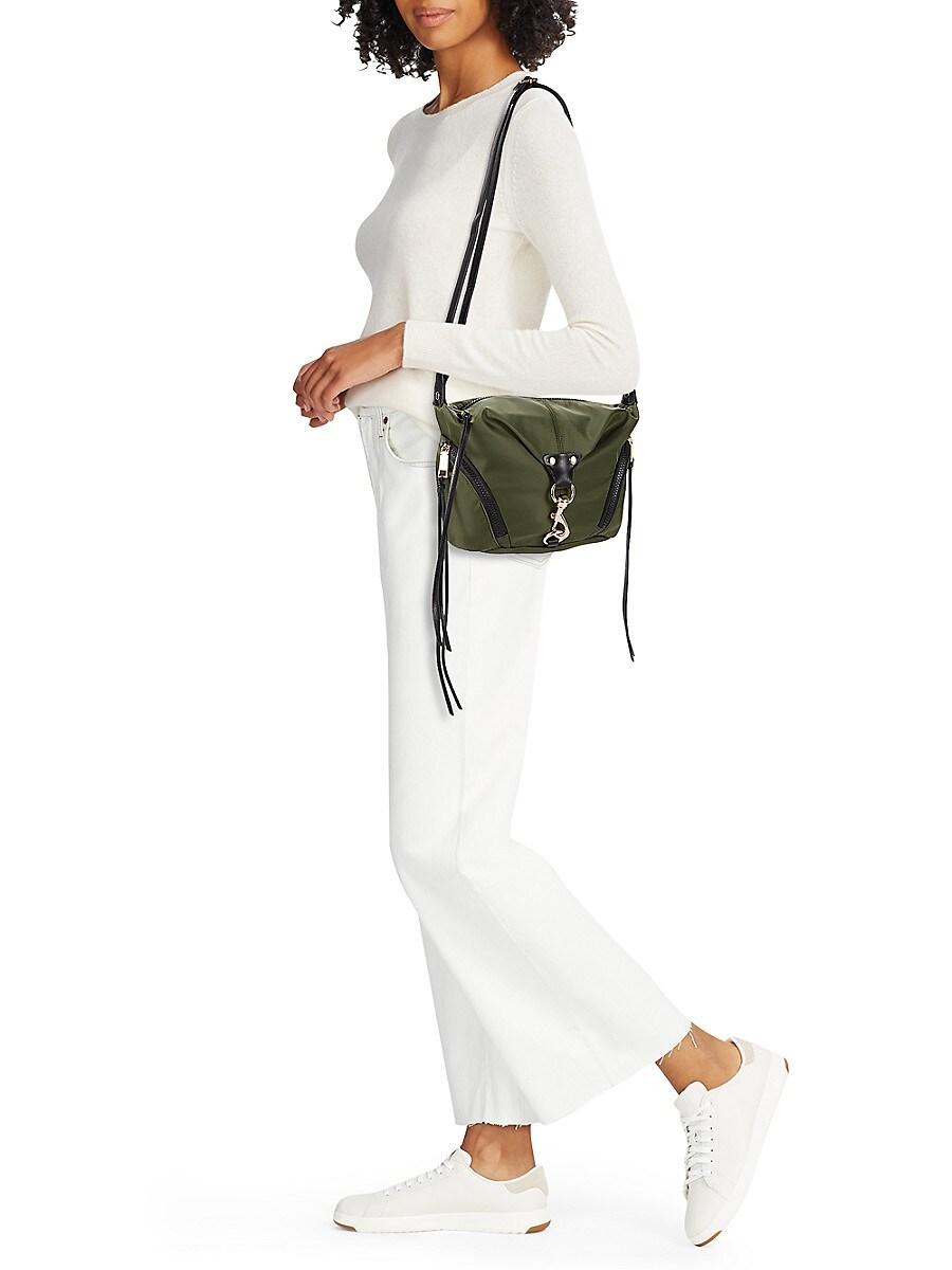 Rebecca Minkoff Small Julian Shoulder Bag in Green Lyst