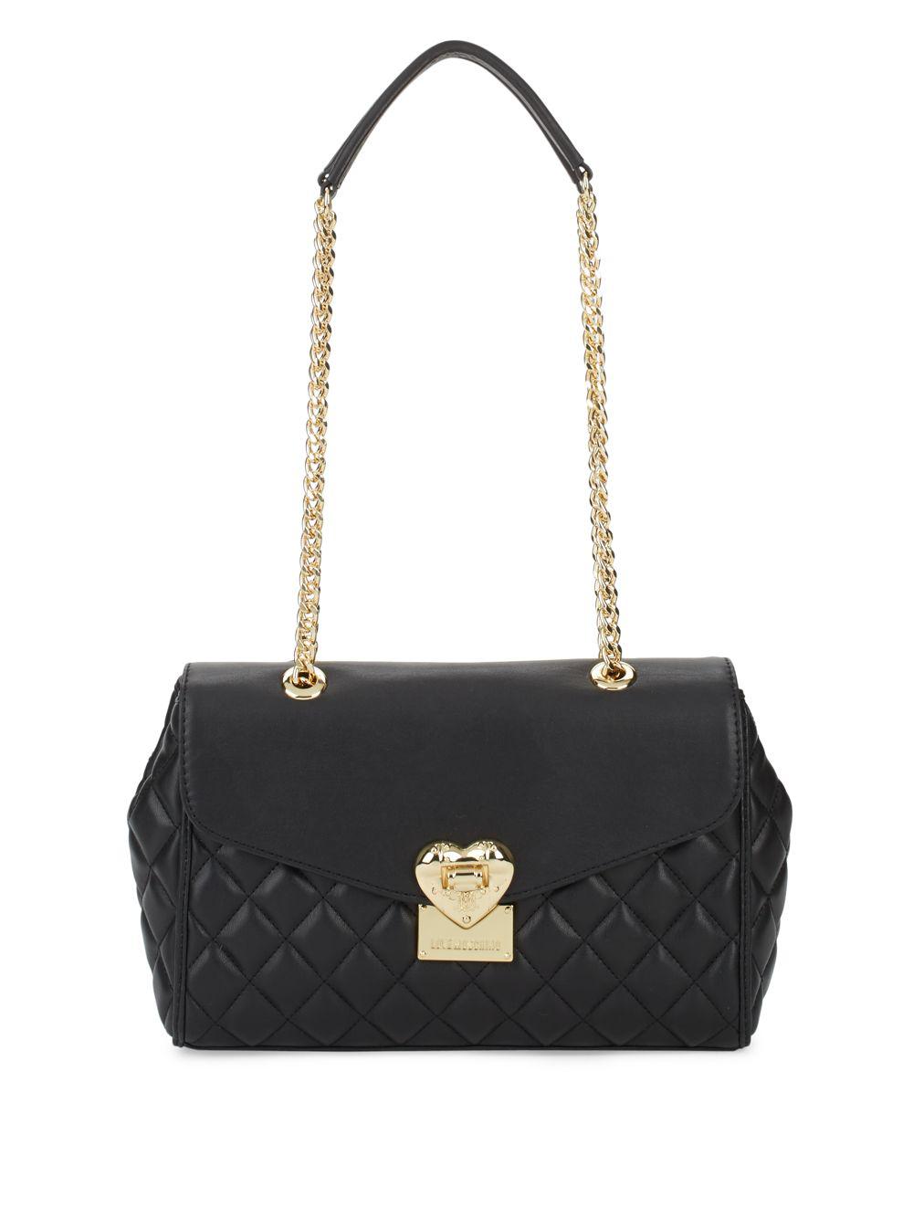 Love Moschino Heart Quilted Shoulder 