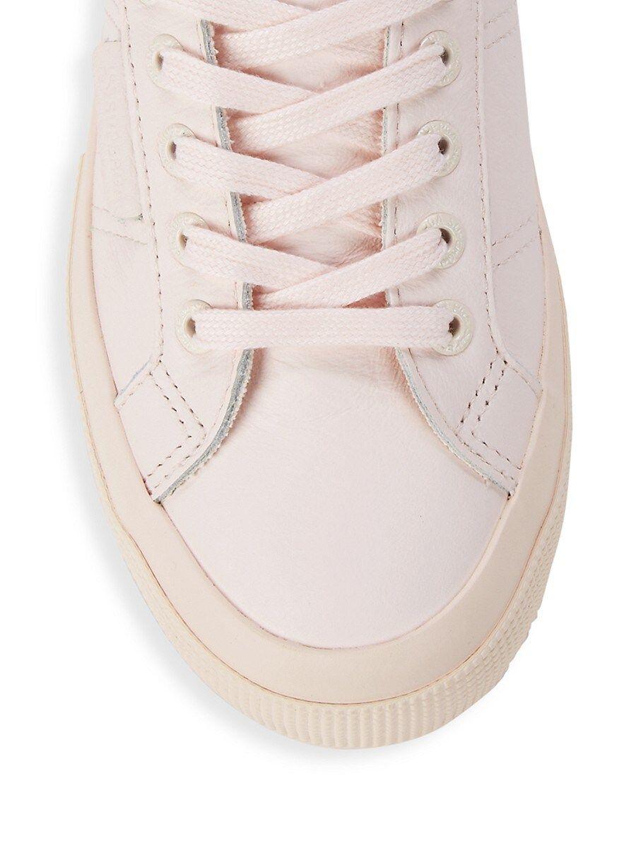 superga tumbled leather