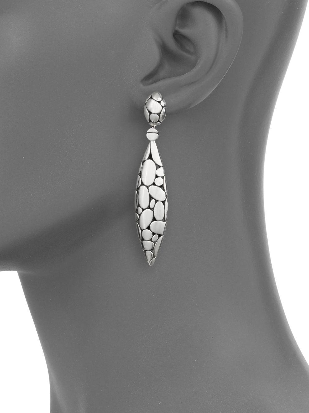 Lyst John Hardy Kali Sterling Silver Marquis Drop Earrings In Metallic John Hardy Metallic Kali Sterling Silver Marquis Drop Earrings Lyst View Fullscreen