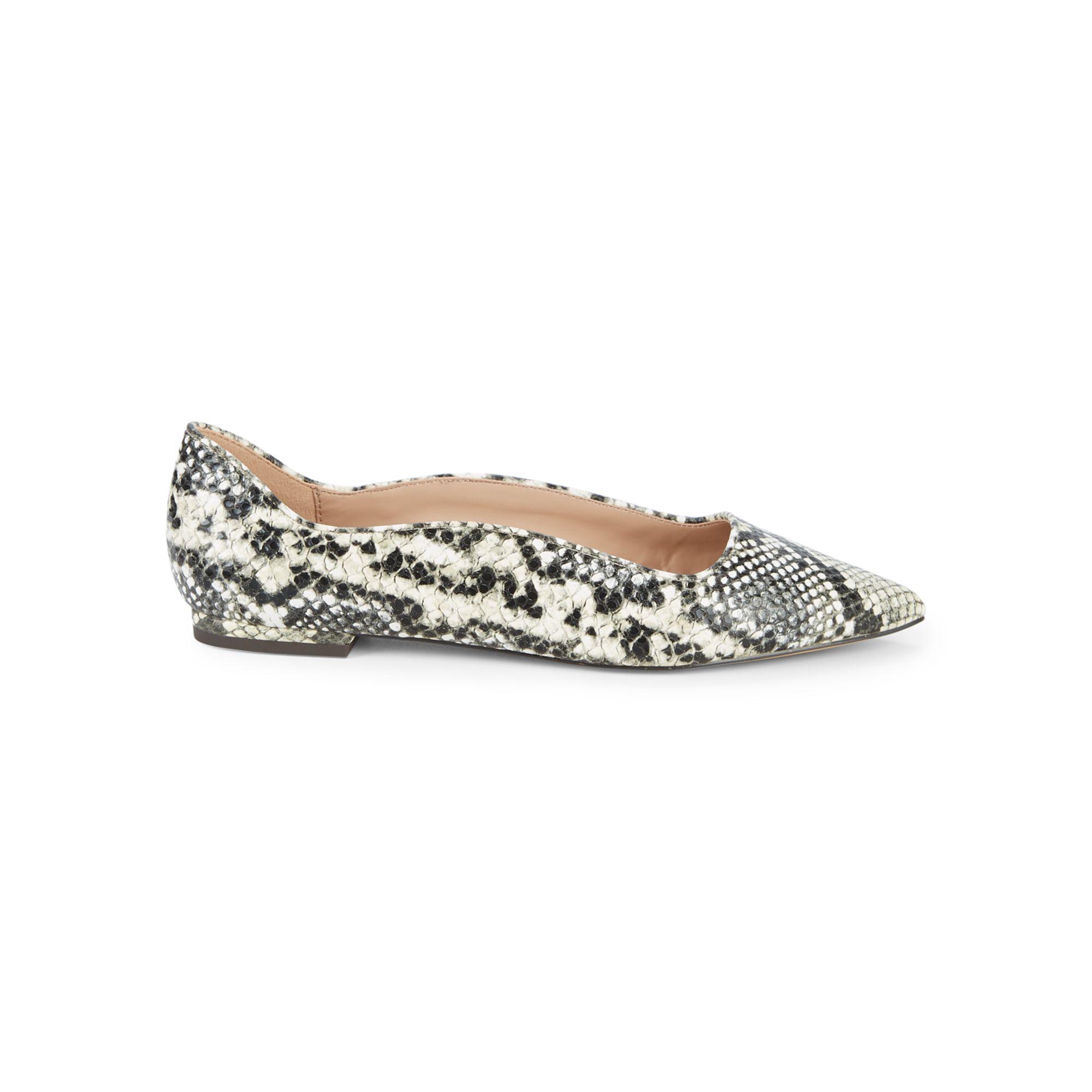 multicolor snakeskin flats