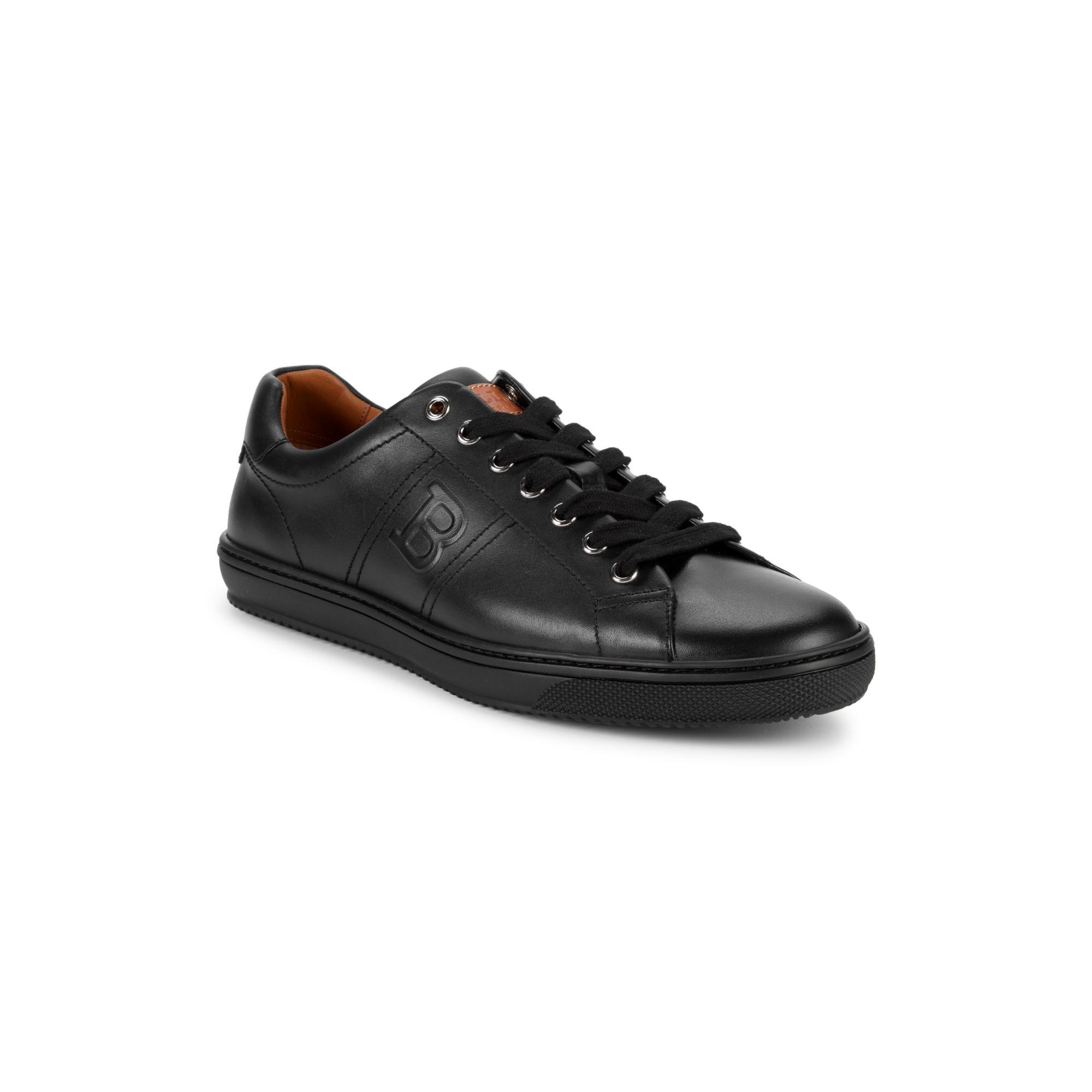 Bally Leather Sneakers Harlam Brown. - Shoes