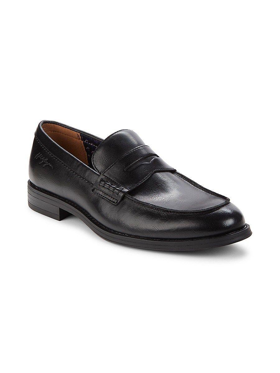 Faux leather penny clearance loafers