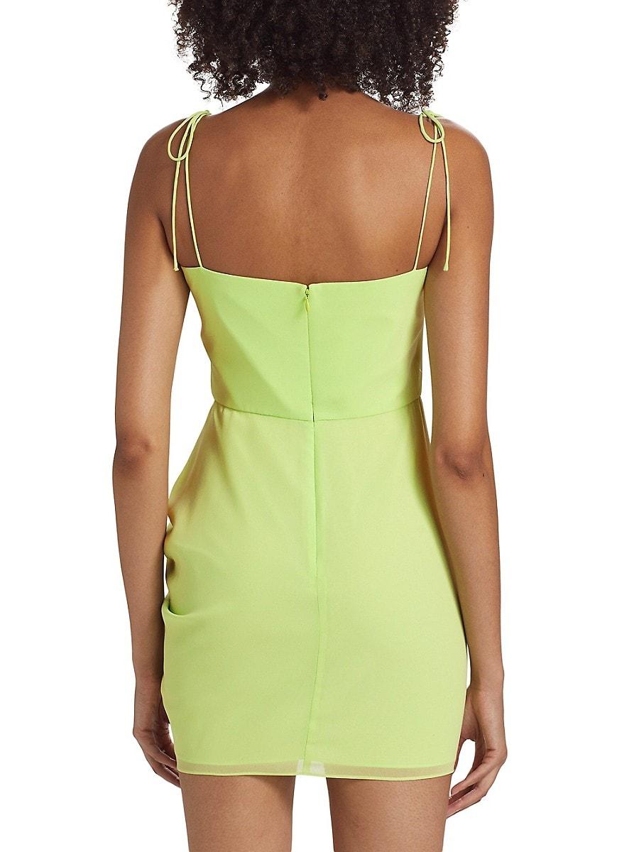 Amanda Uprichard Neon Mini on sale Dress