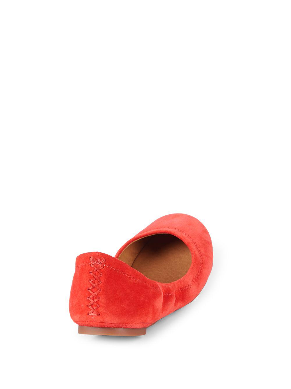 lucky brand red flats