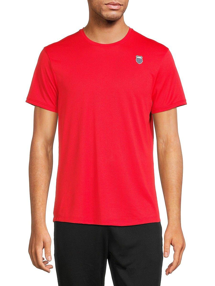 K-swiss Surge Crewneck T Shirt in Red for Men | Lyst