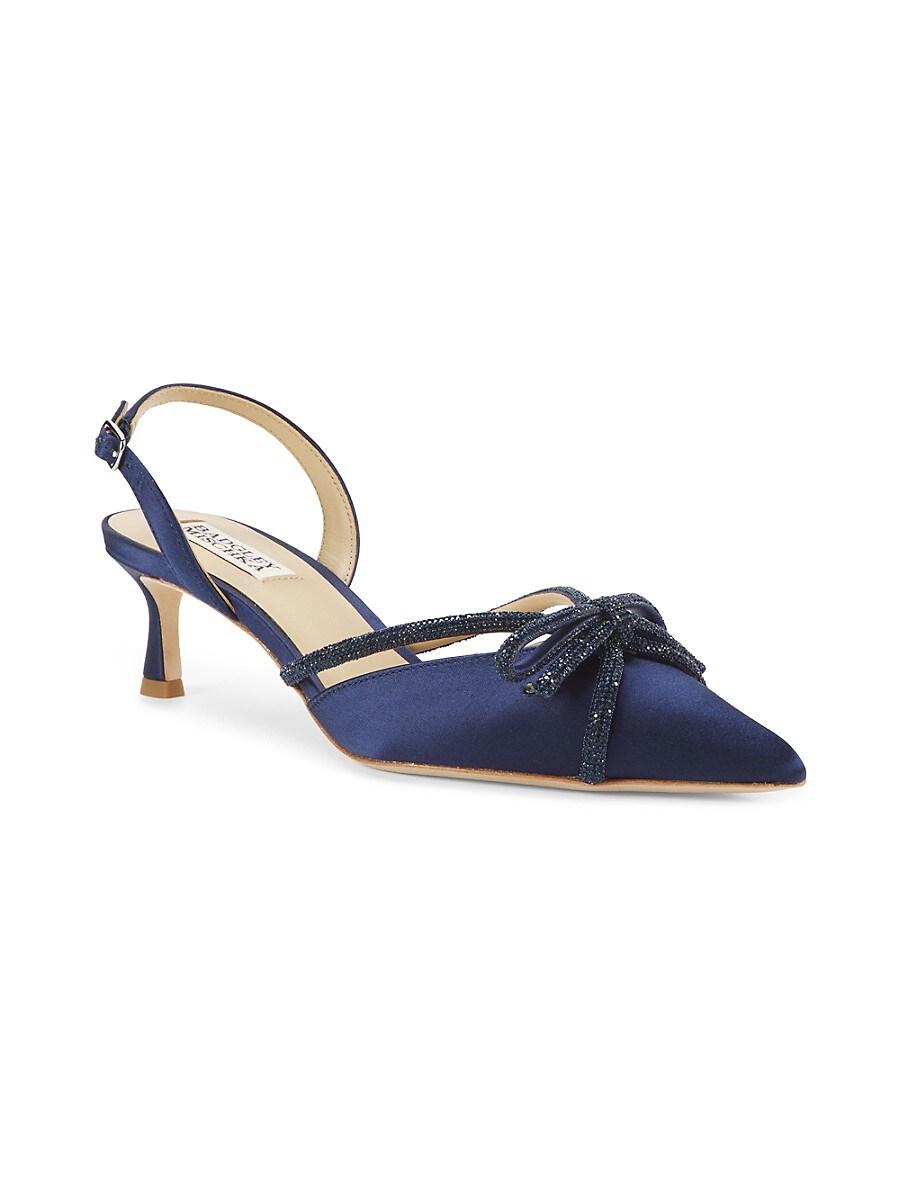 Badgley Mischka Women's Vanetia II Pump - Elegant Heeled Dress Shoes With Cushioned Insole, Leather Sole - View #3