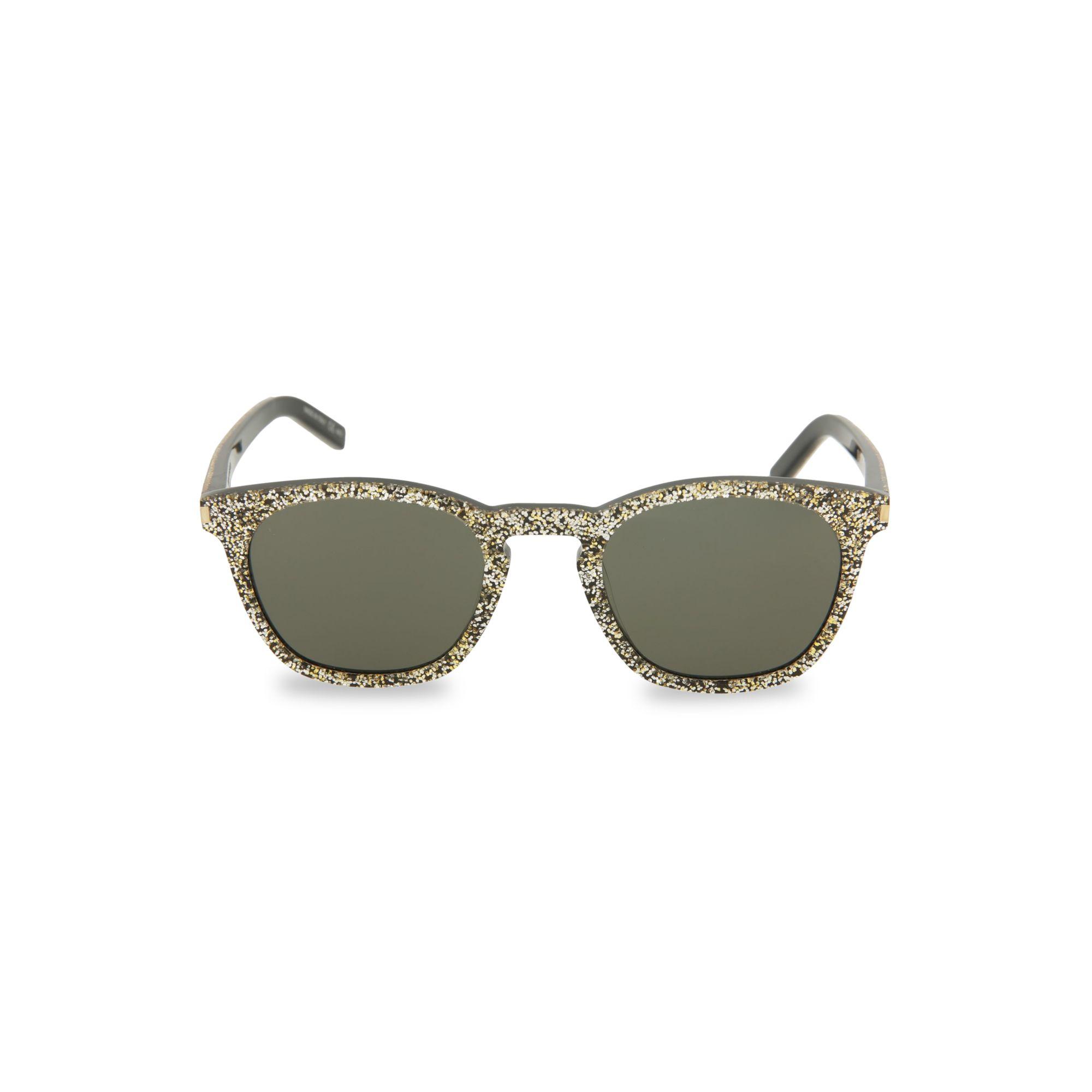 saint laurent 49mm square sunglasses