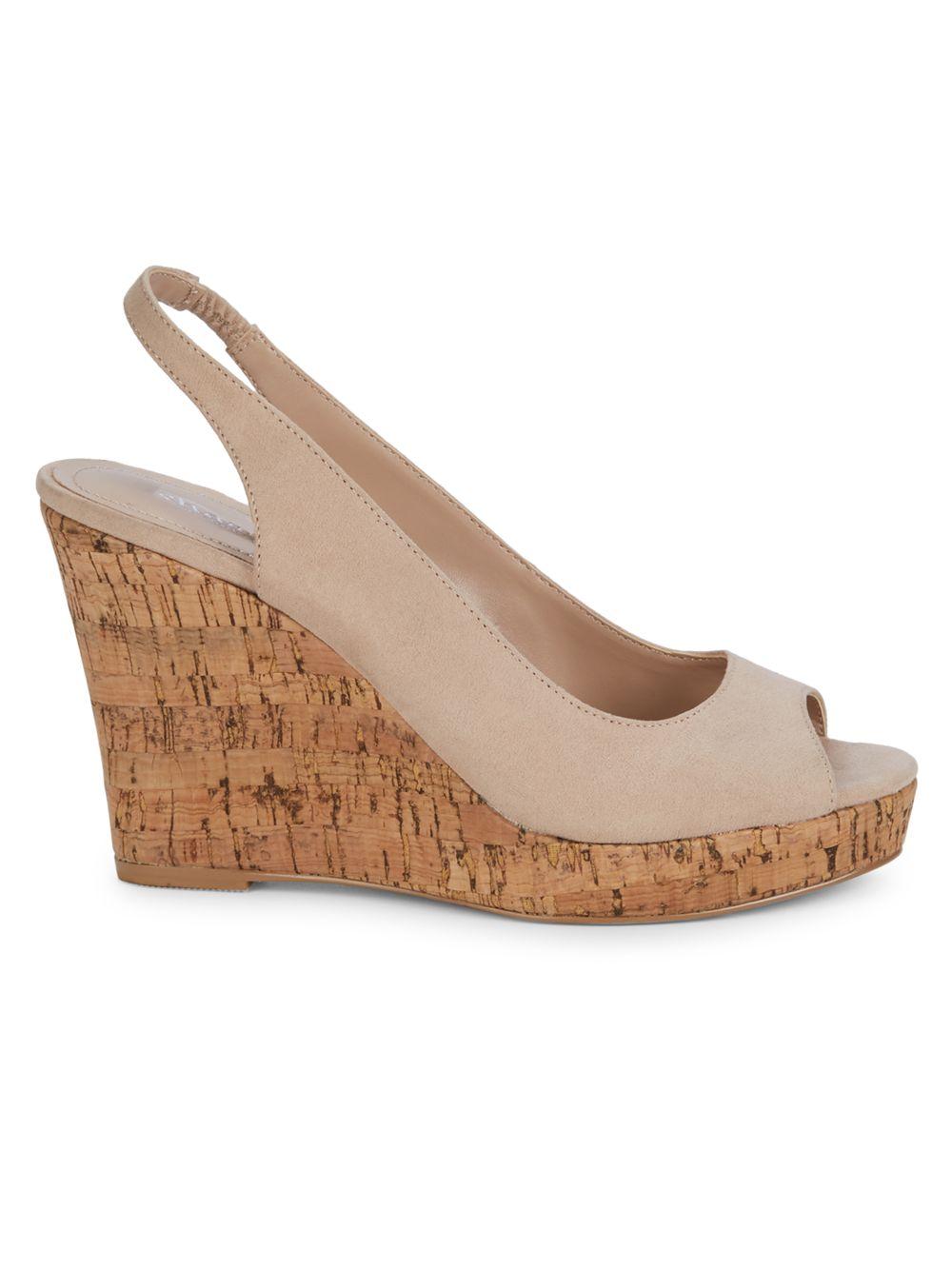leandra slingback wedge