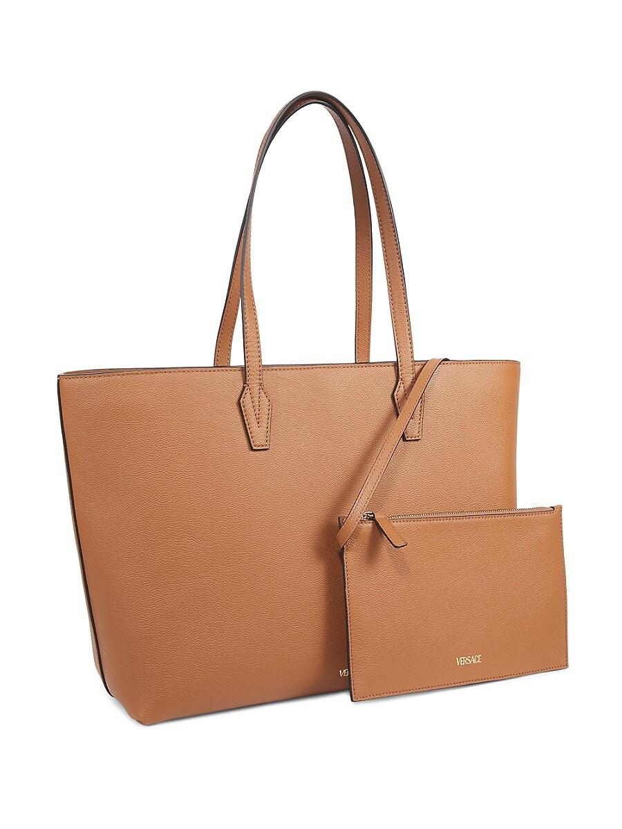 【関税&送料込】Versace Medium Tote Lamb Leather La Medusa Tote Bag | VERSACE US
