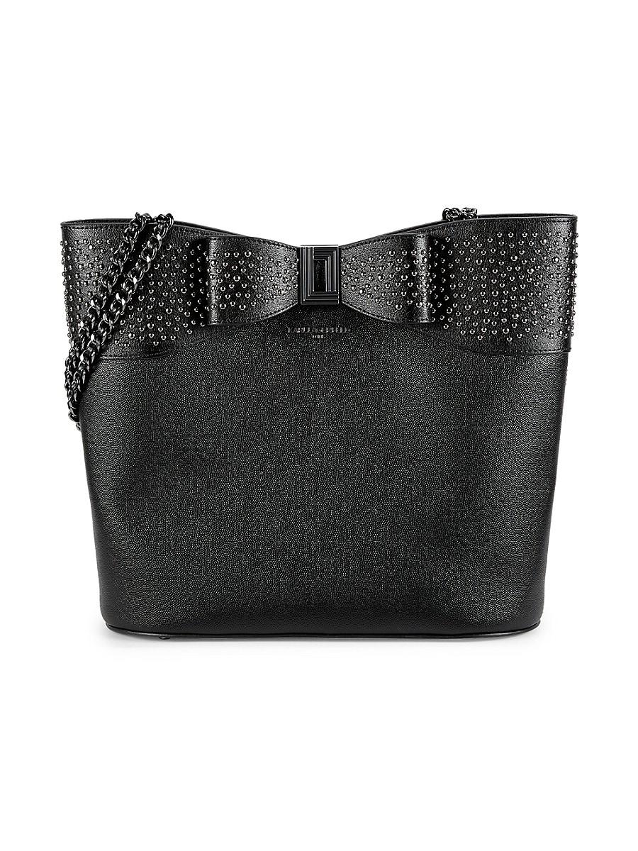 Karl Lagerfeld Ikons Bow Tote in Black Lyst