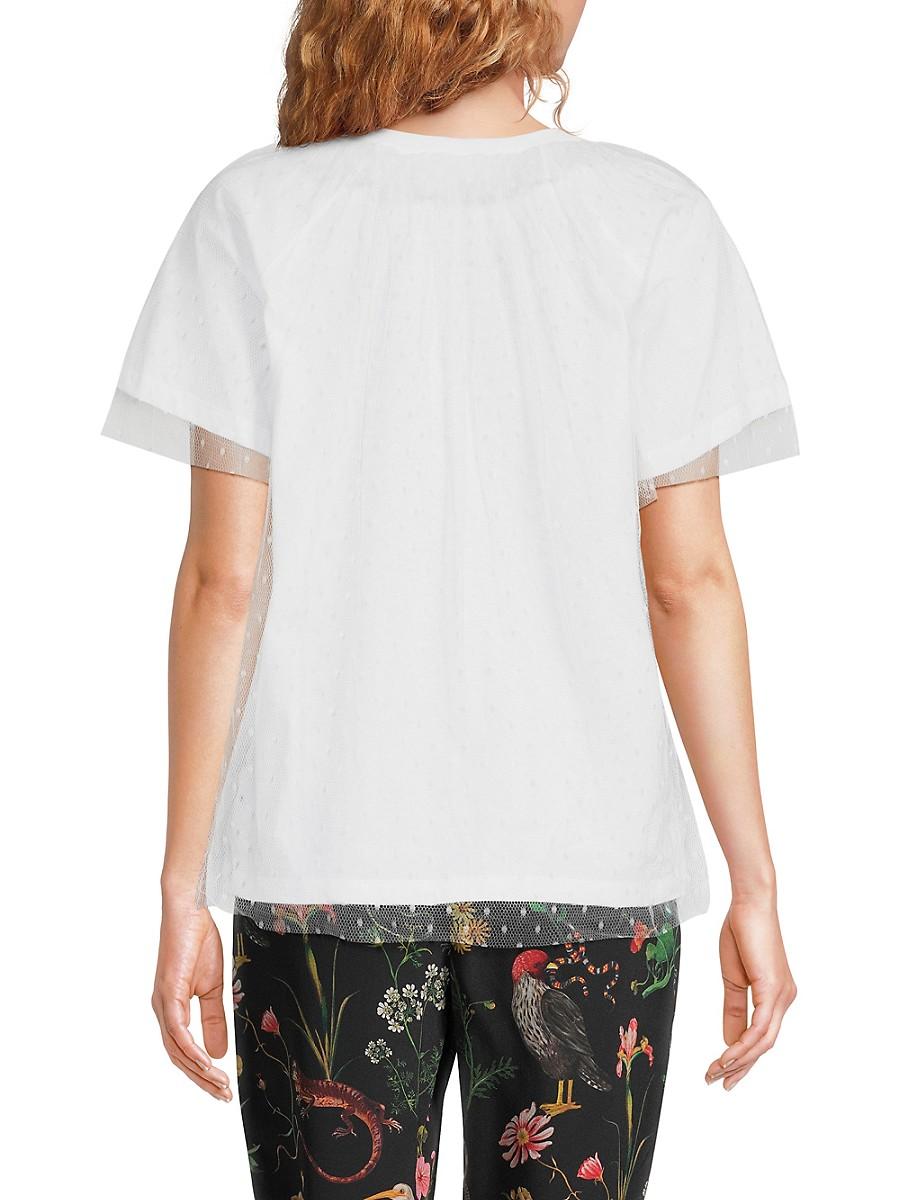 RED VALENTINO パフスリーブ　Tシャツ RED VALENTINO(レッドヴァレンティノ) Tシャツ・カットソー