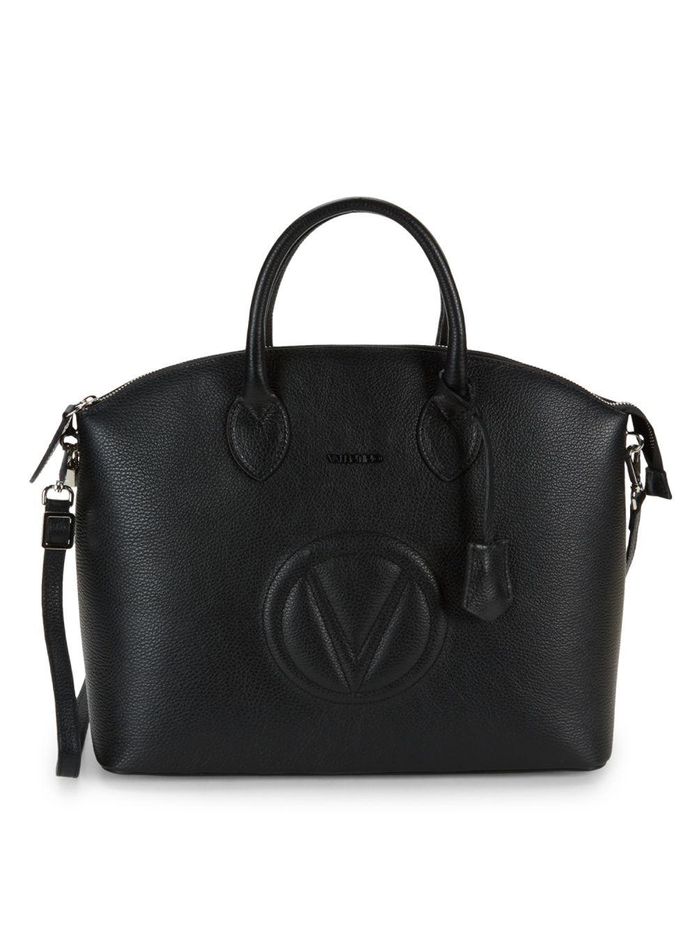 valentino bravia leather satchel