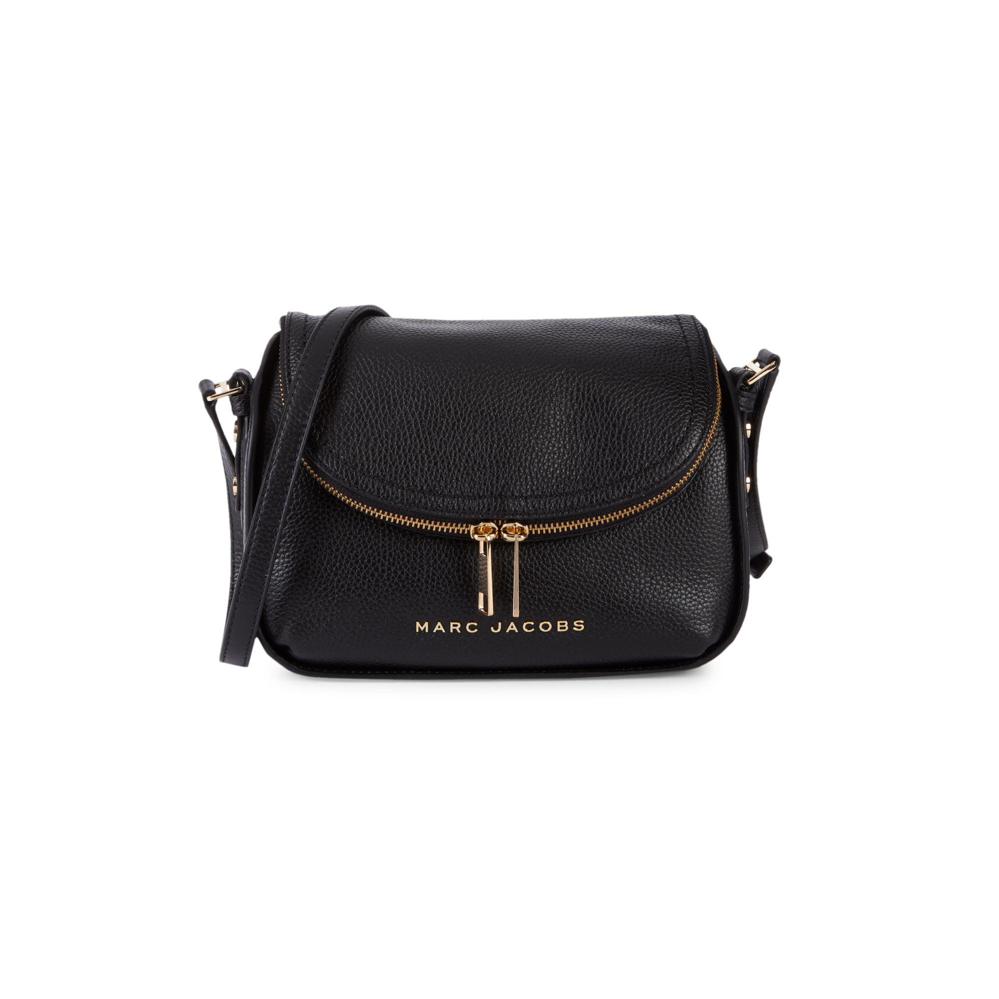 Marc Jacobs Mini The Groove Leather Messenger Bag in Brown | Lyst