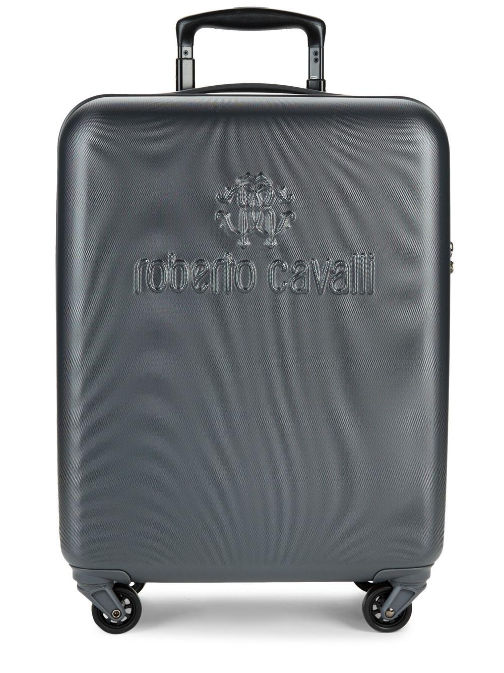 Roberto Cavalli Logo Hardshell Suitcase in Gray | Lyst